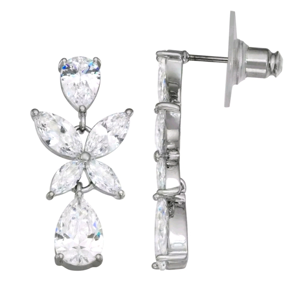 NEW Simply Vera Vera Wang Cubic Zirconia Earrings